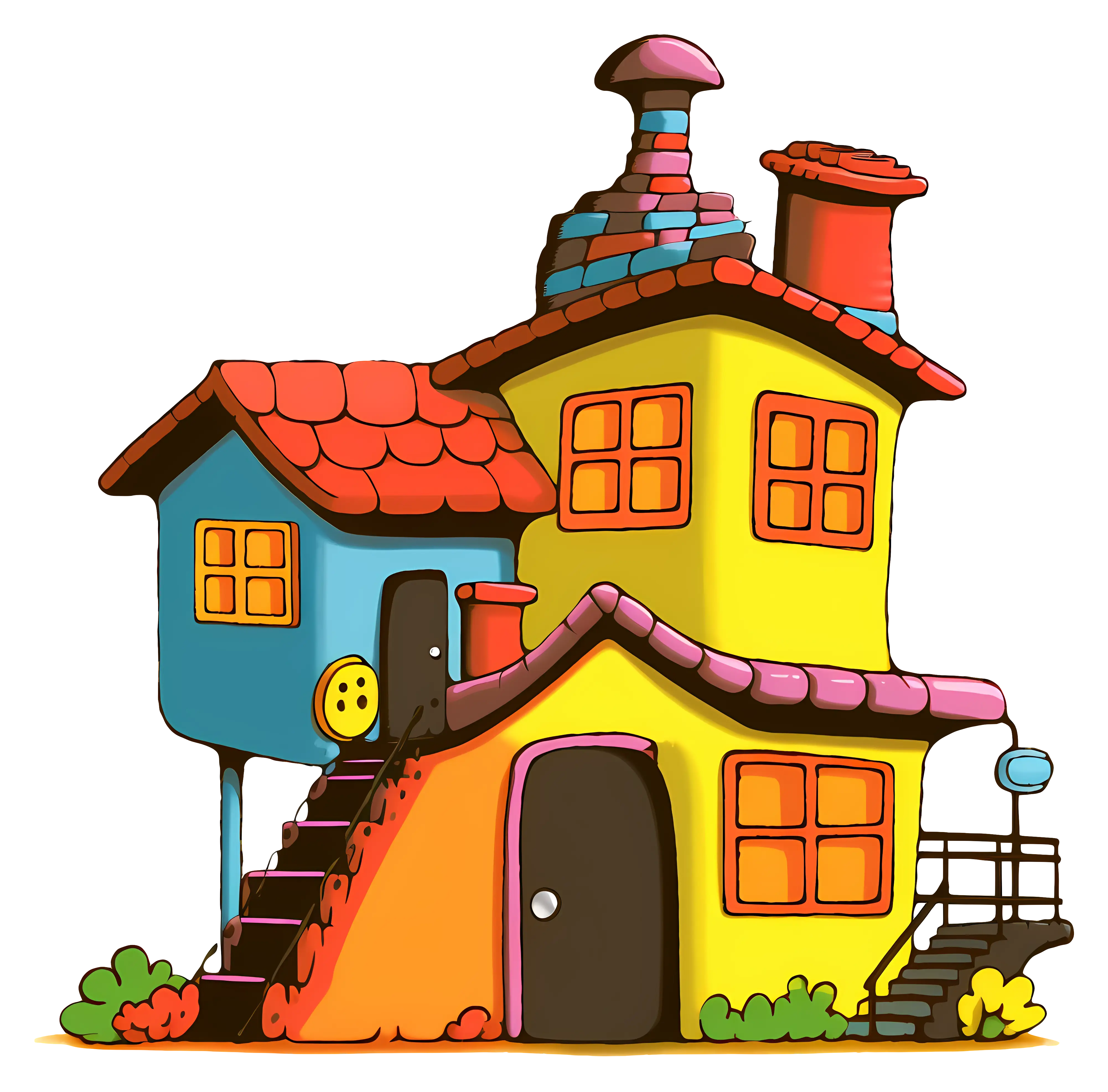 Small Cute Doodle House