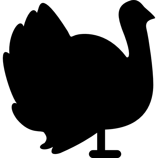 Turkey Silhouette Illustration
