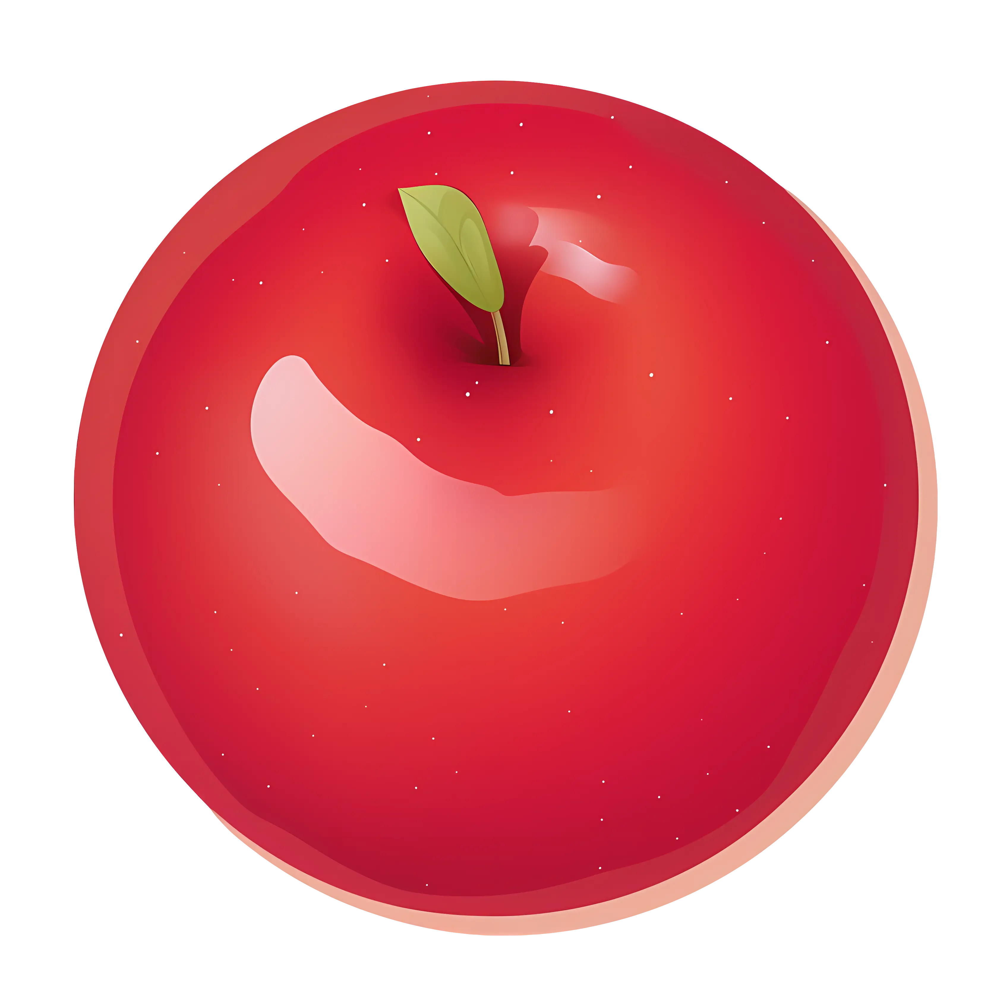 Juicy Red Apple