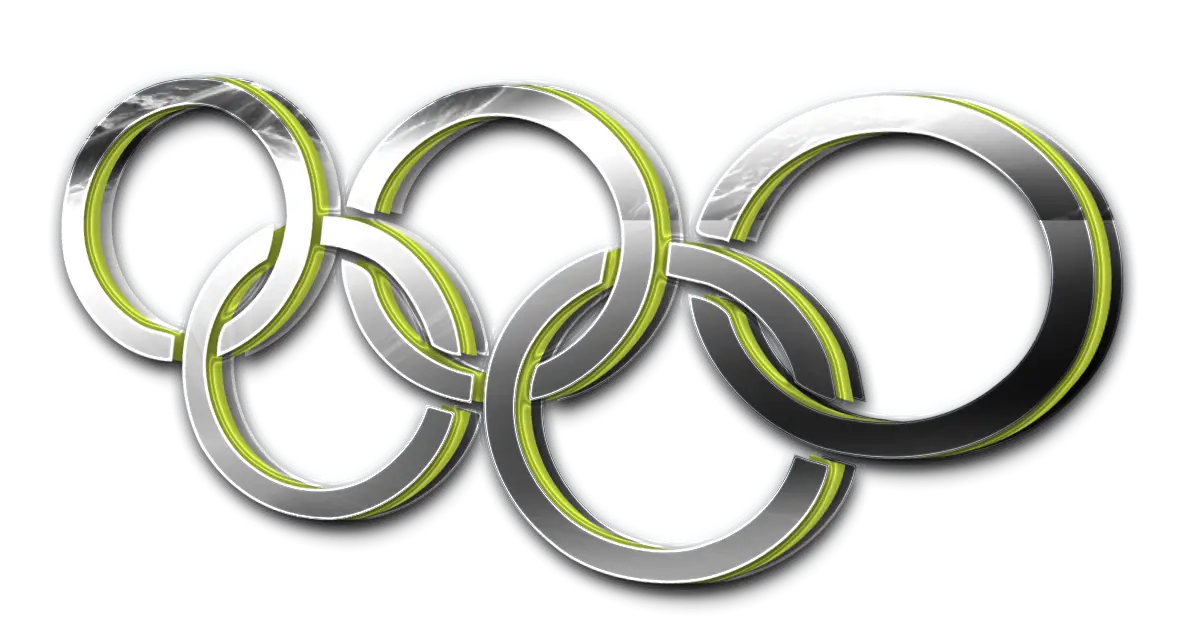 Metallic Olympic Rings