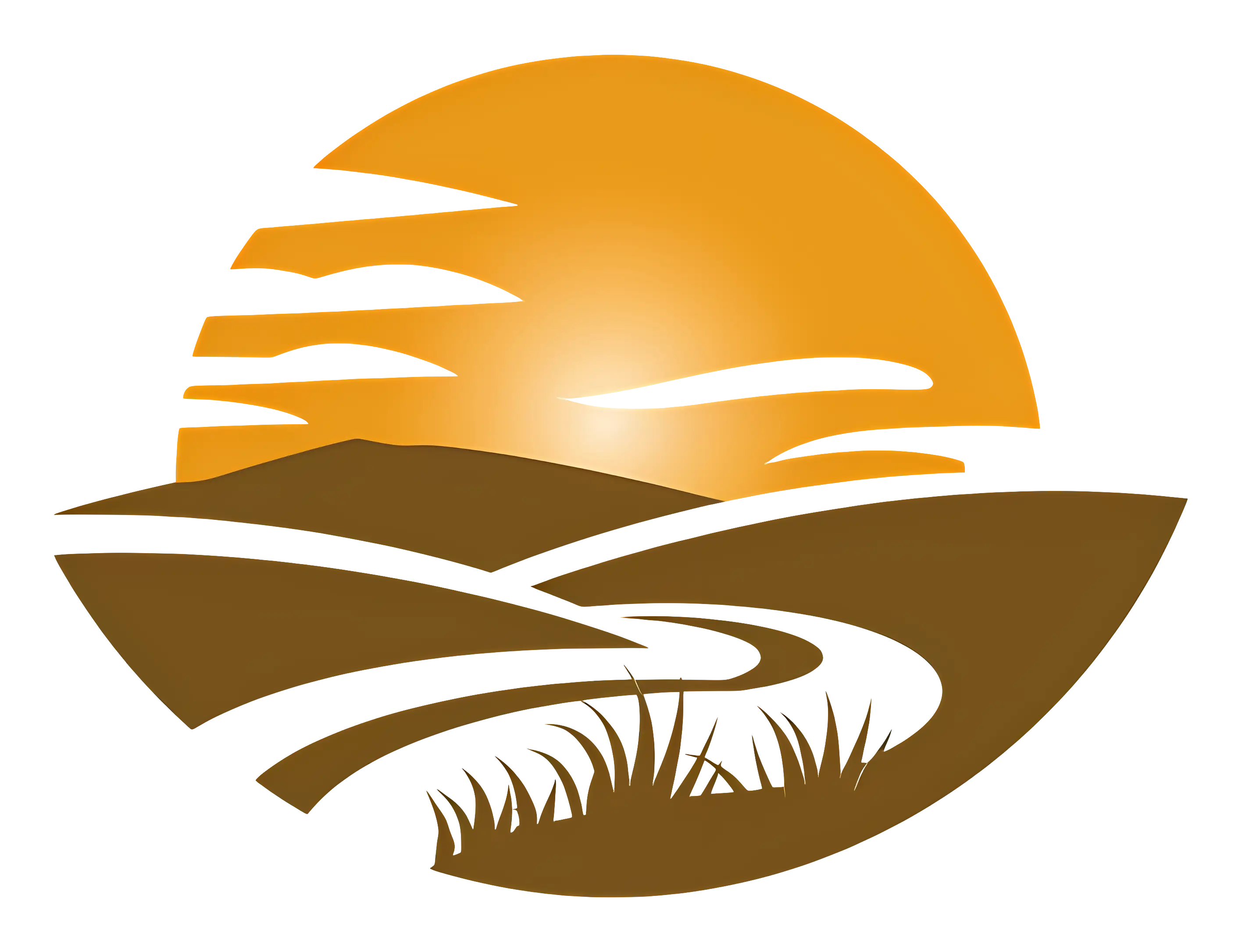 Sunset Landscape Icon