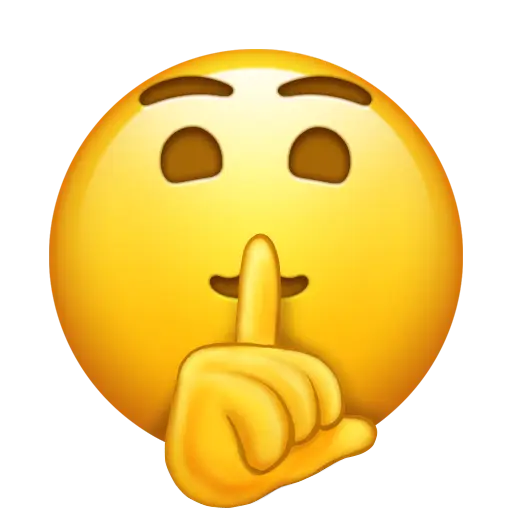 Shushing Face Emoji