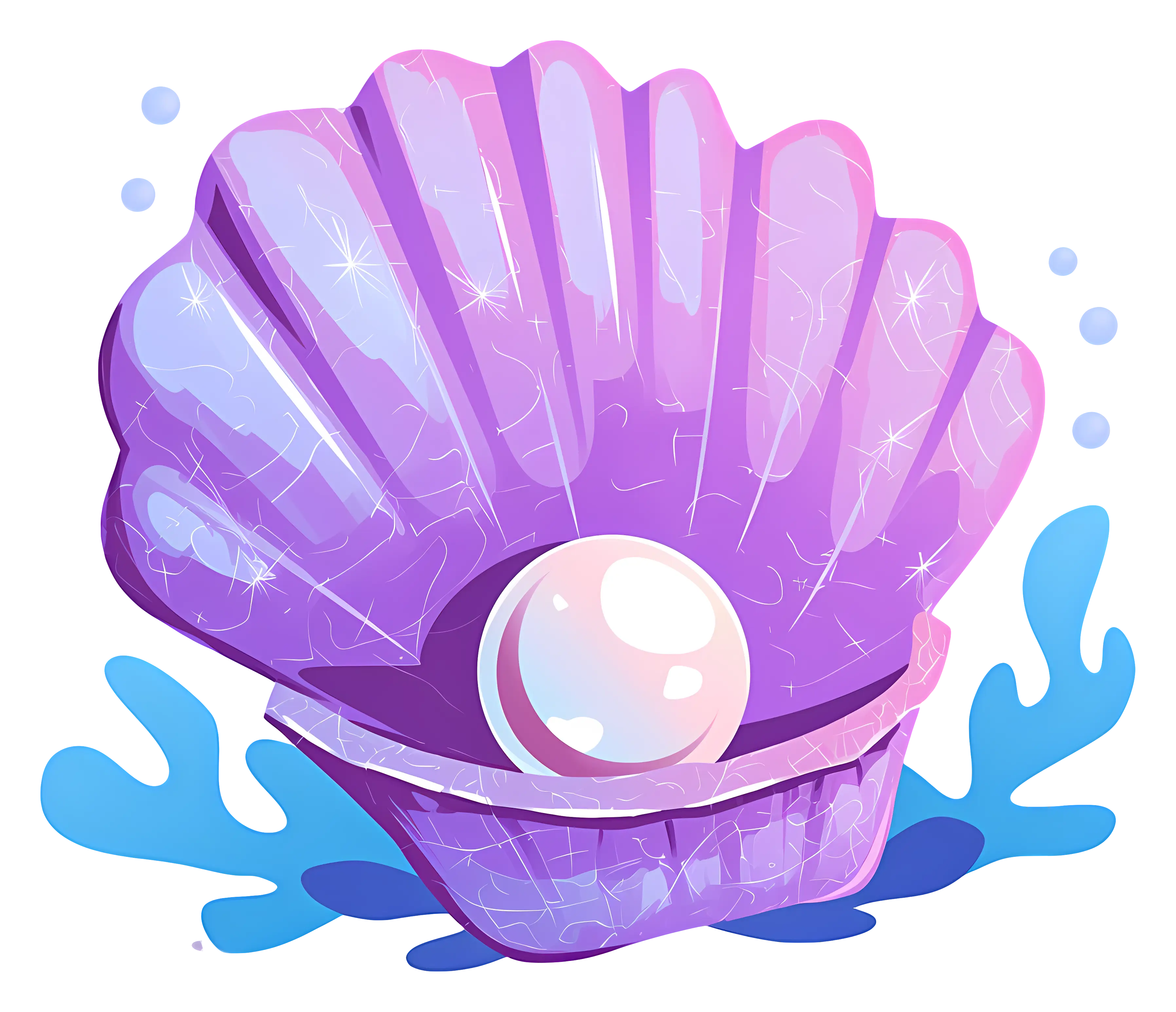 Pearl in Purple Shell
