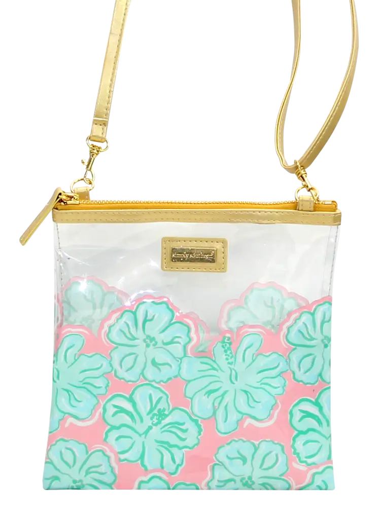 Transparent Floral Handbag