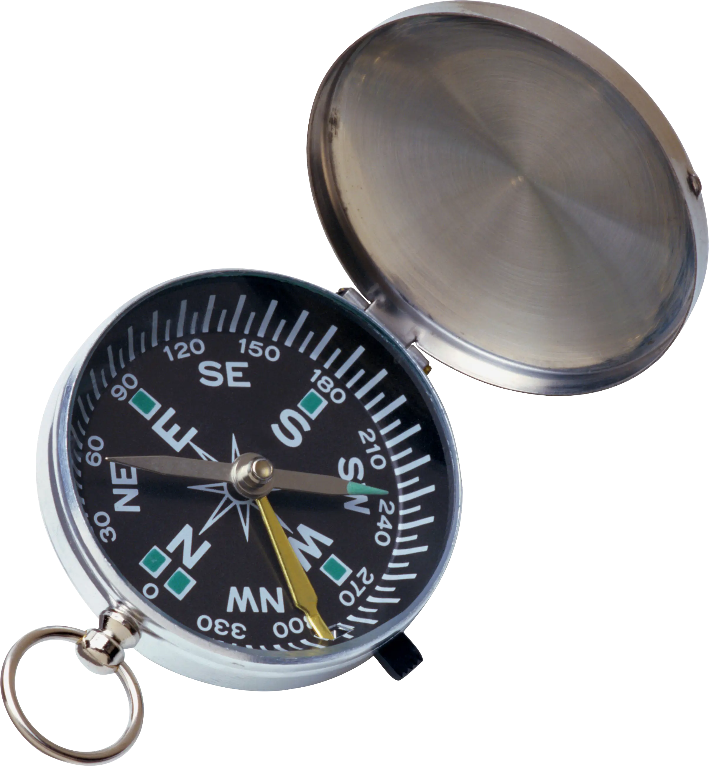 Metallic Compass for Navigation