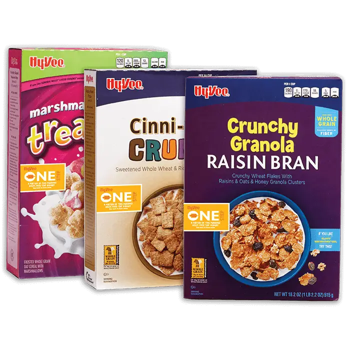 Assorted Cereal Boxes