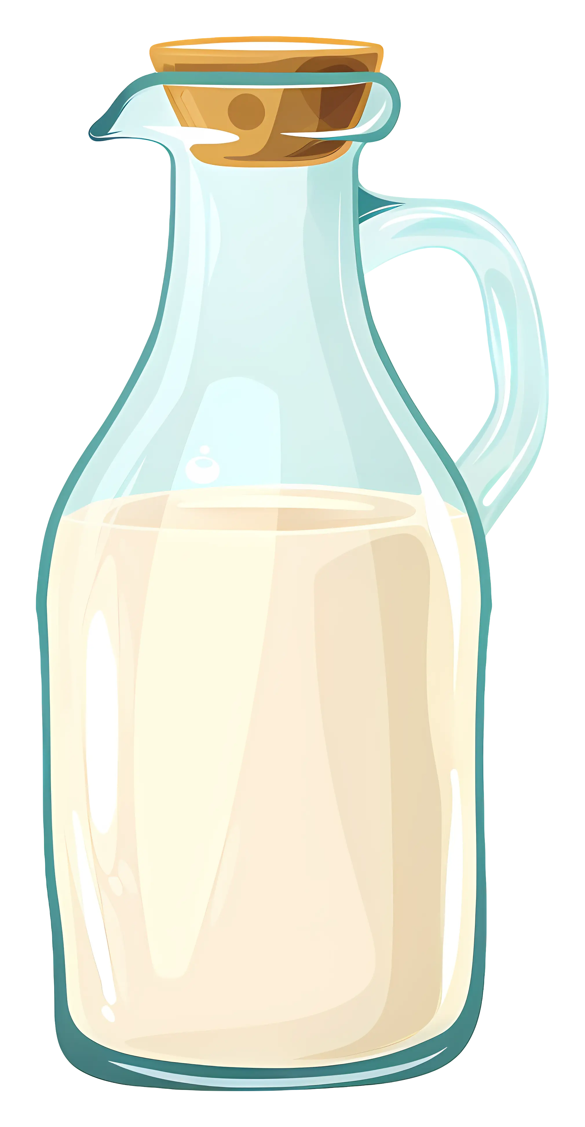 Glass Bottle of Milk