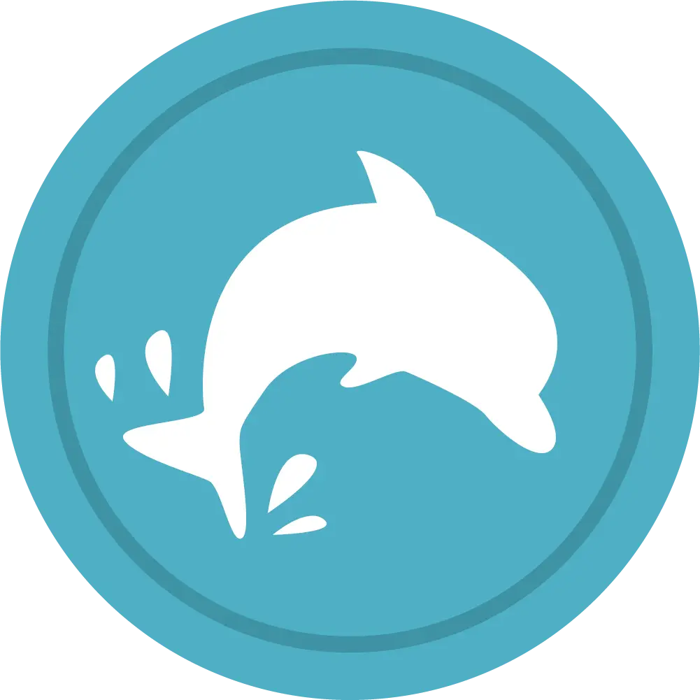 Blue Dolphin Icon