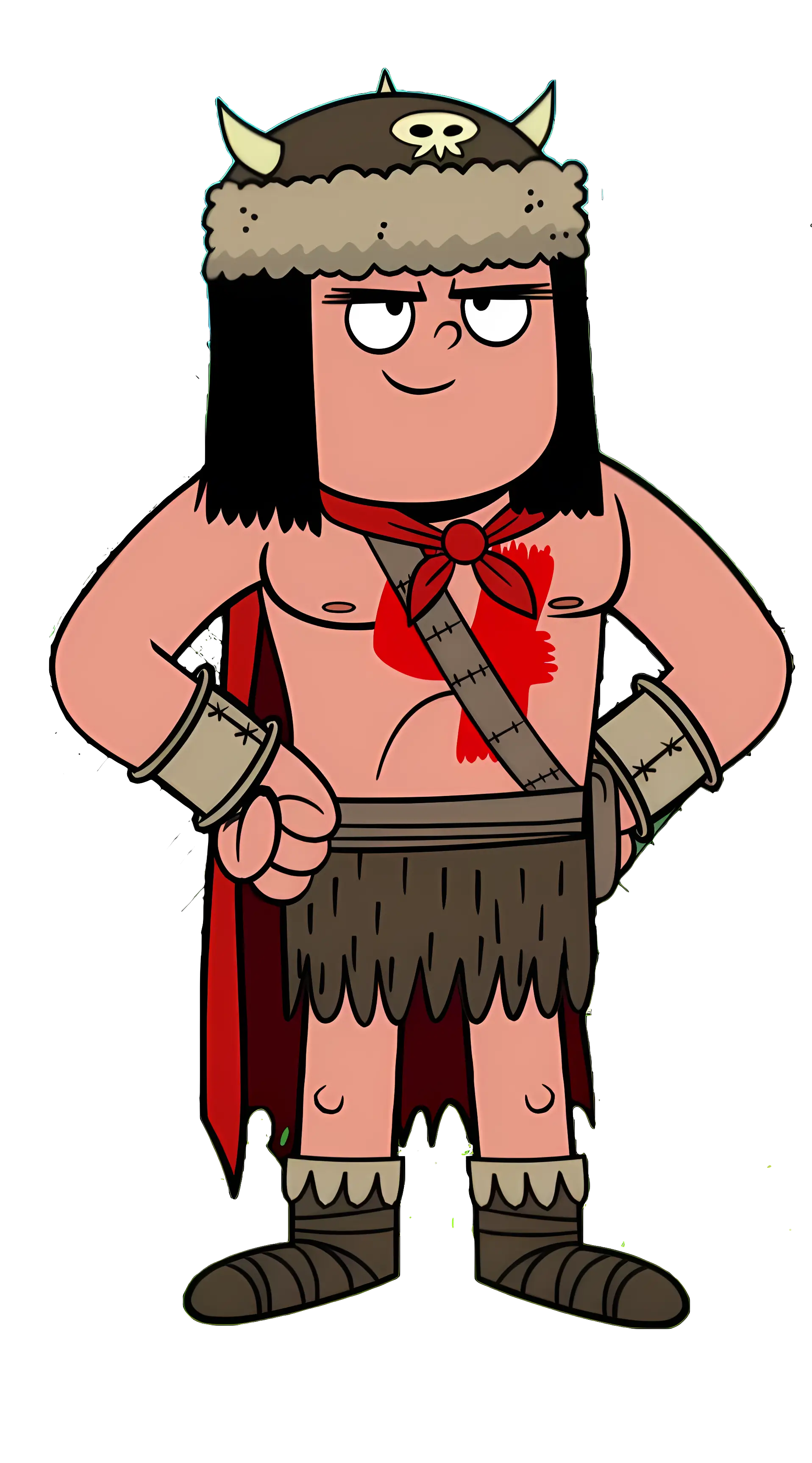 Barbarian Warrior Cartoon Character