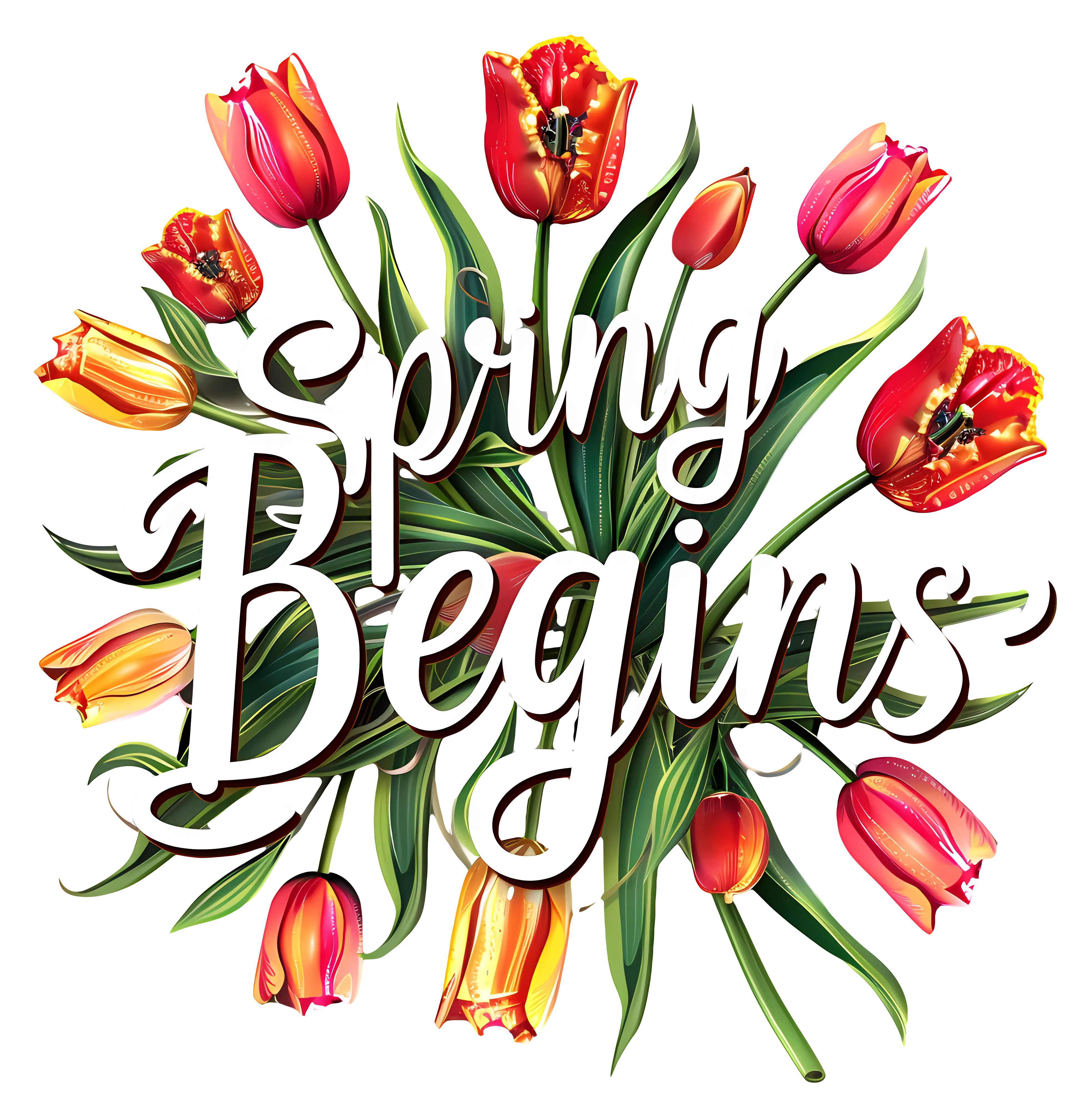 Spring Begins with Flowers