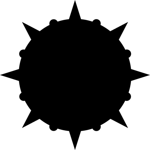 Minesweeper Styled Mine Icon
