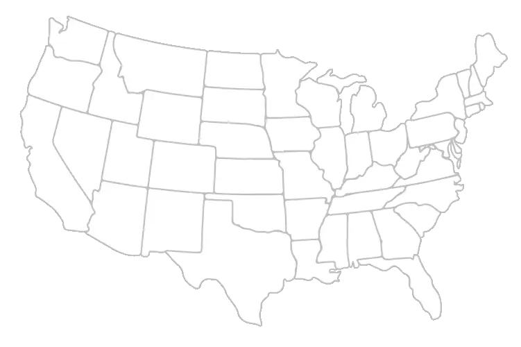 Blank USA Map Outline for Study