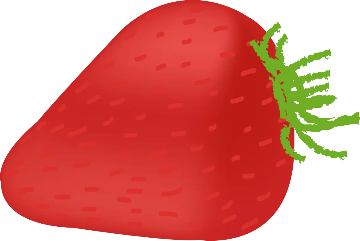 Red Strawberry Illustration