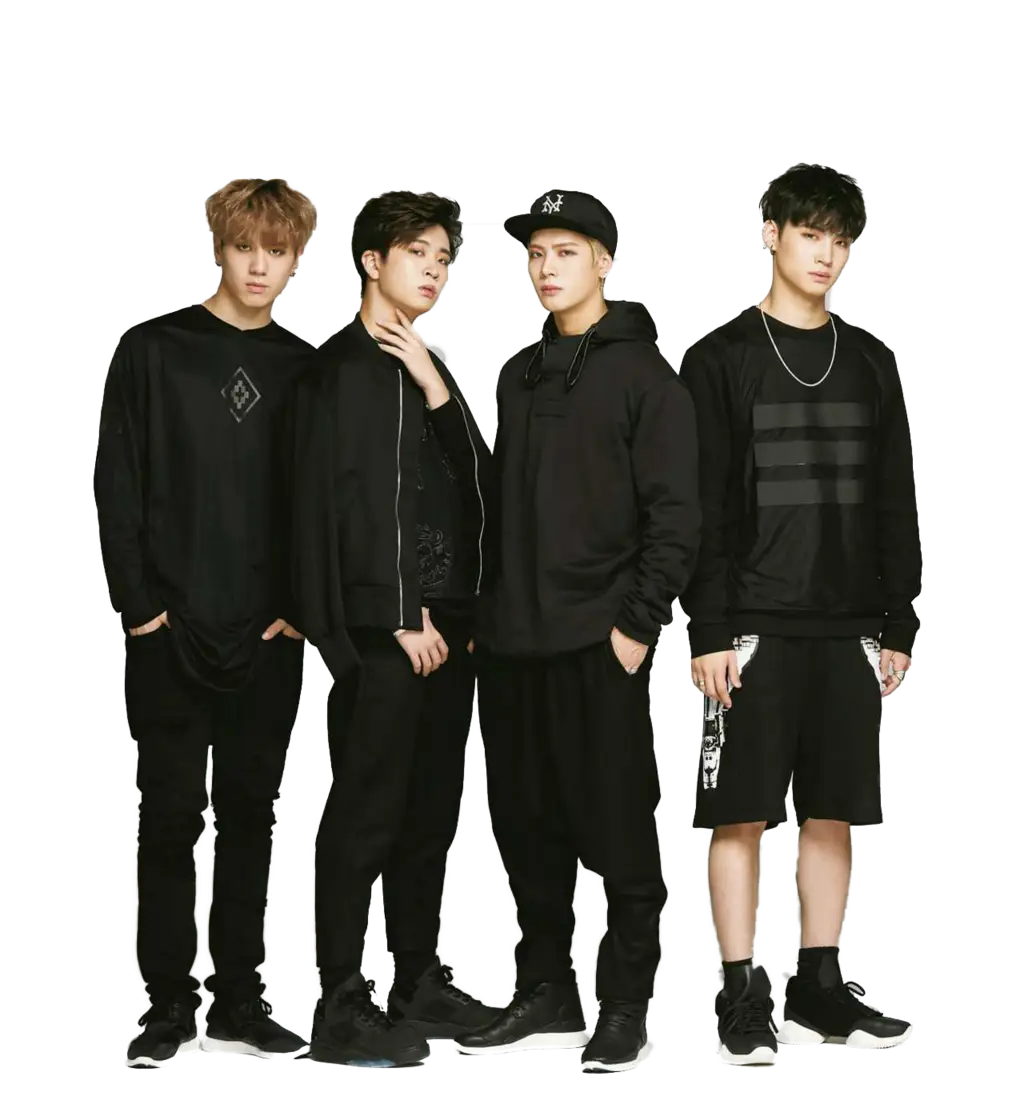 Group of People in Black Outfits