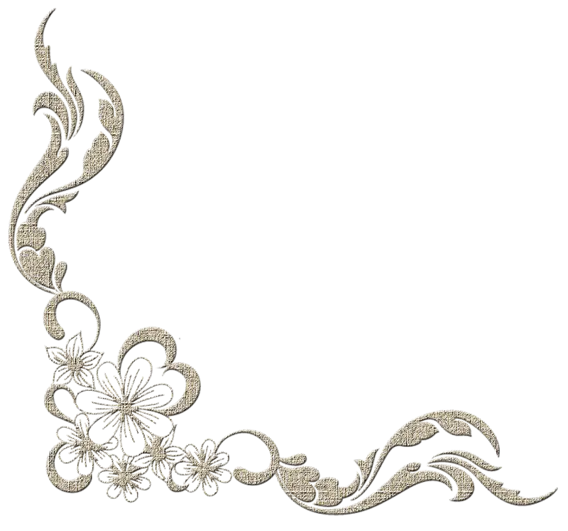 Floral Border Design with Elegant Pattern