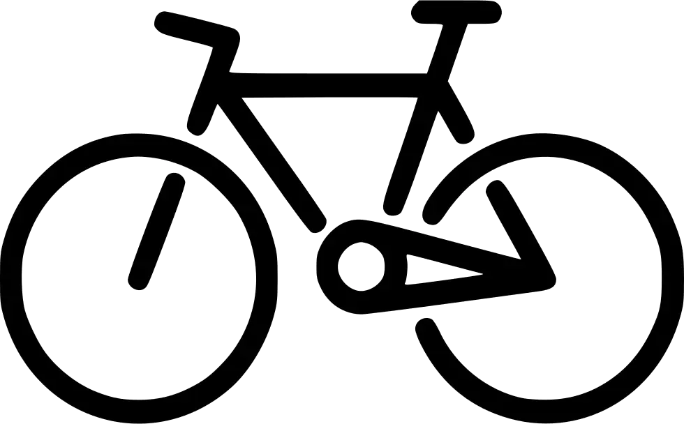 Minimalist Bicycle Icon Illustration