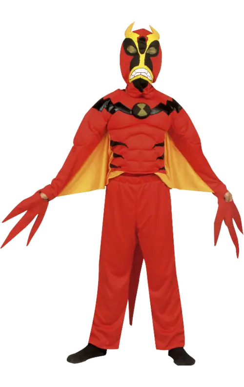 Red Alien Superhero Costume