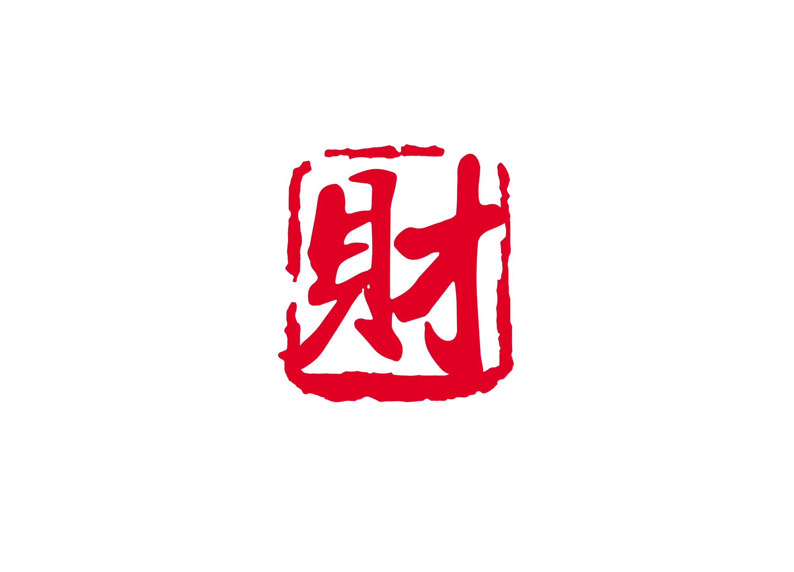 Red Chinese Character Symbol