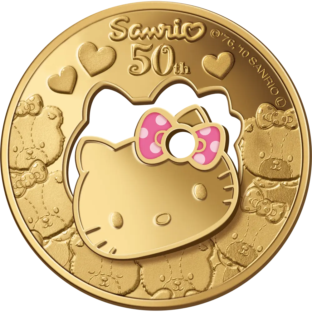 Sanrio 50th Anniversary Gold Coin