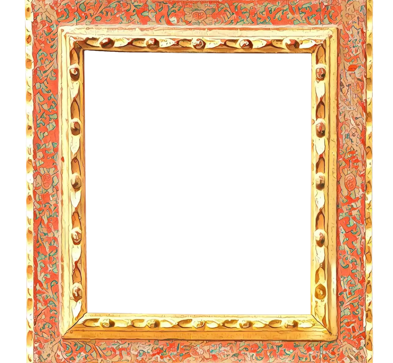 Golden Decorative Picture Frame
