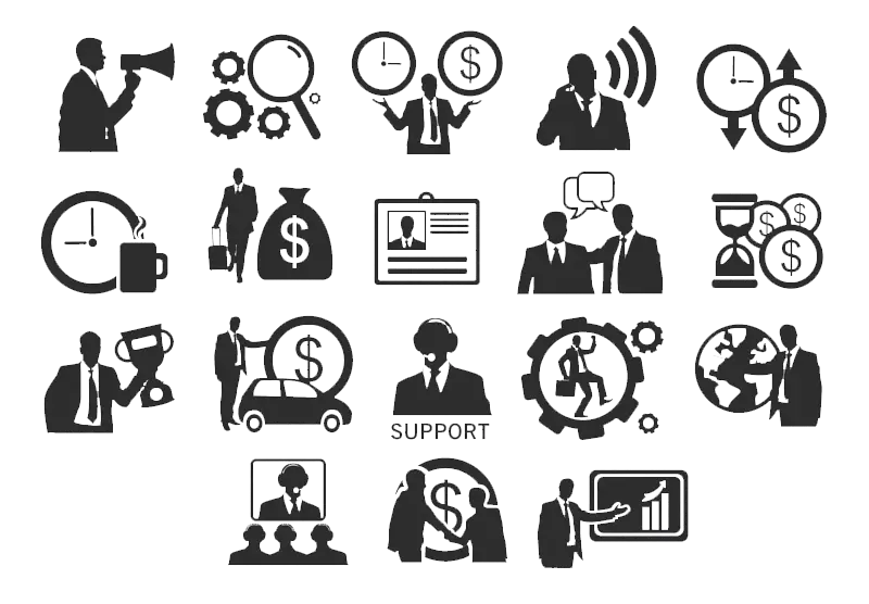 Business and Finance Icons Set