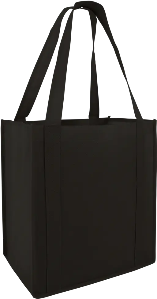 Black Durable Tote Bag Design