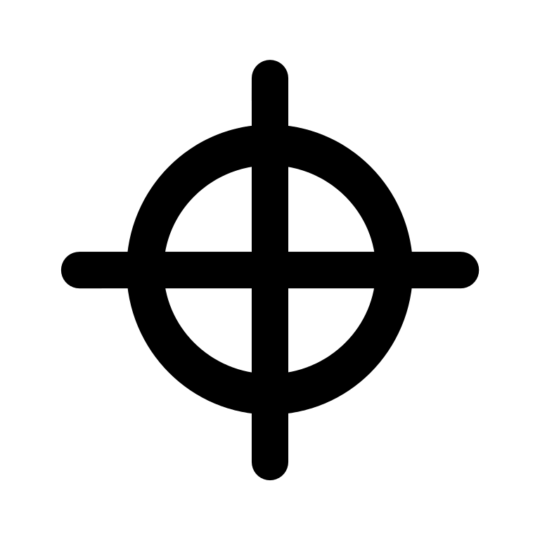 Target Crosshair Icon Design