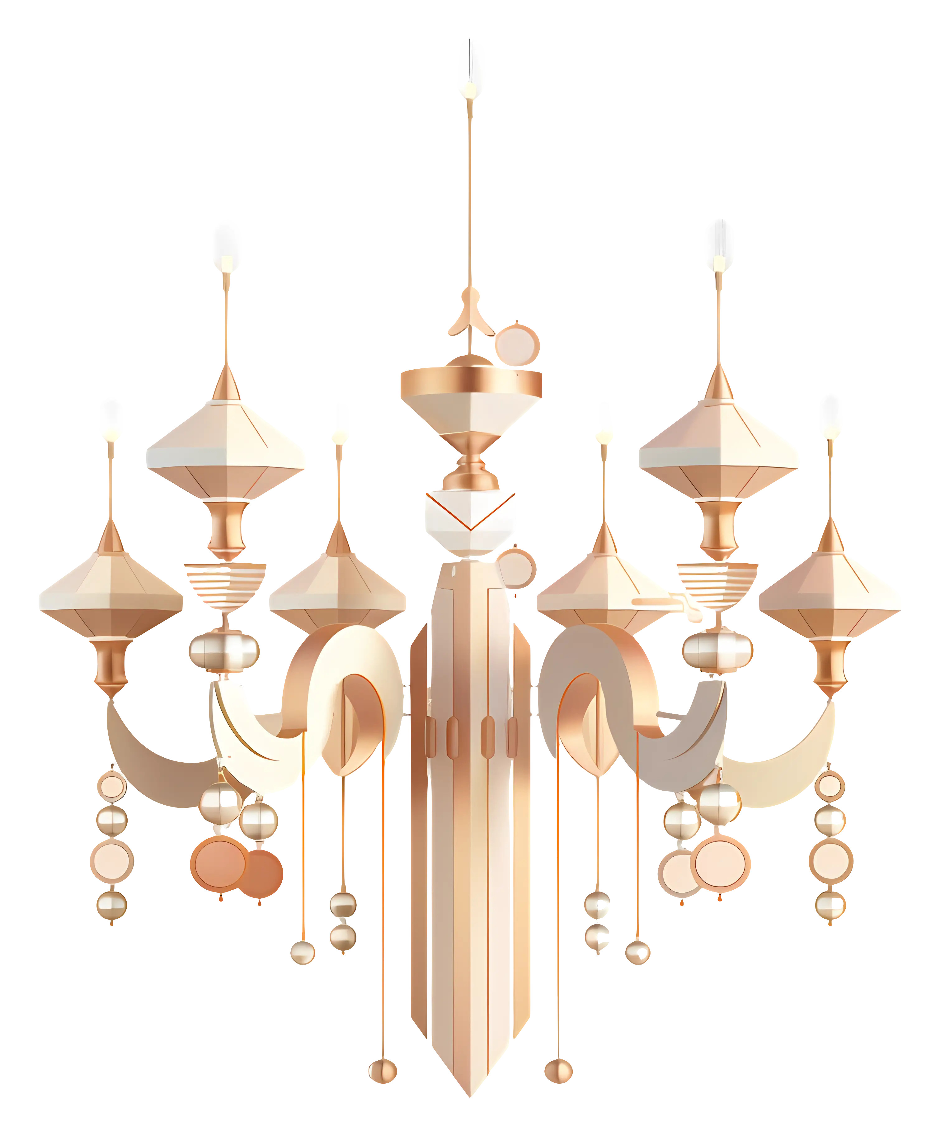 Elegant Golden Chandelier