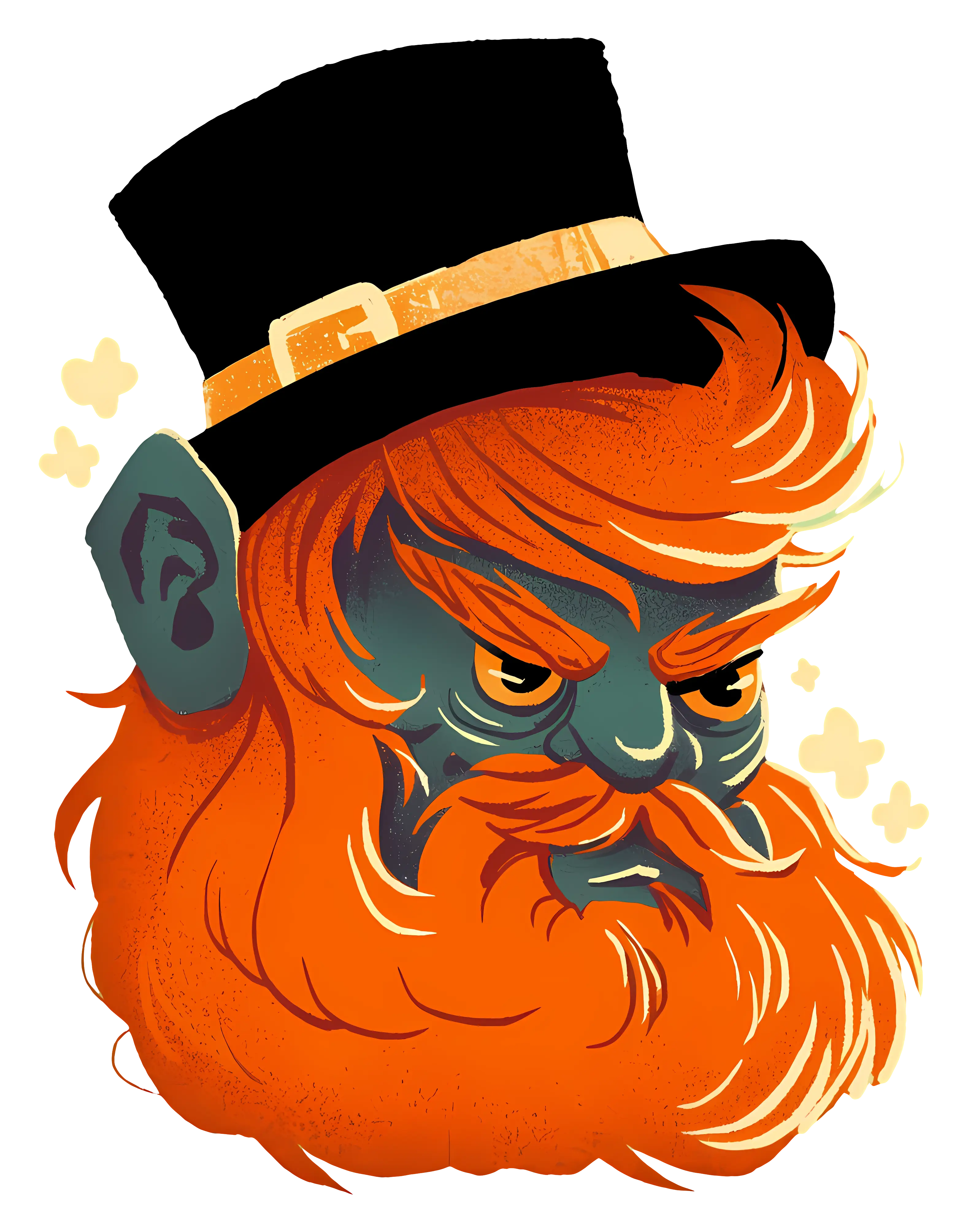 Leprechaun Head with Hat