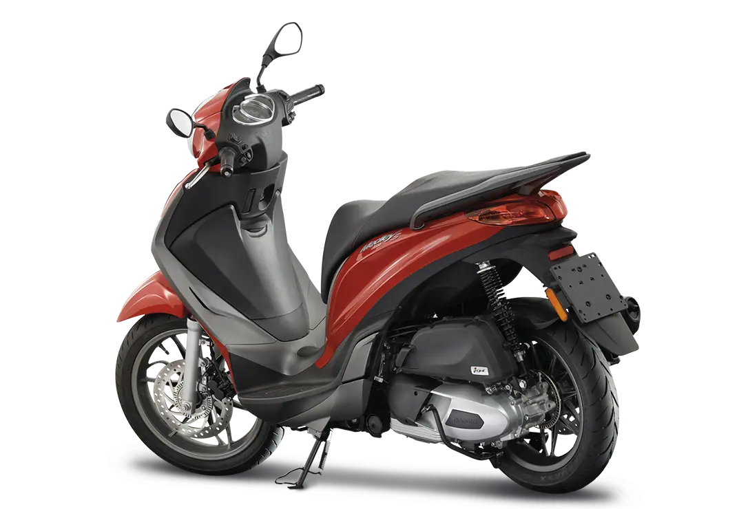 Red Scooter Motorcycle
