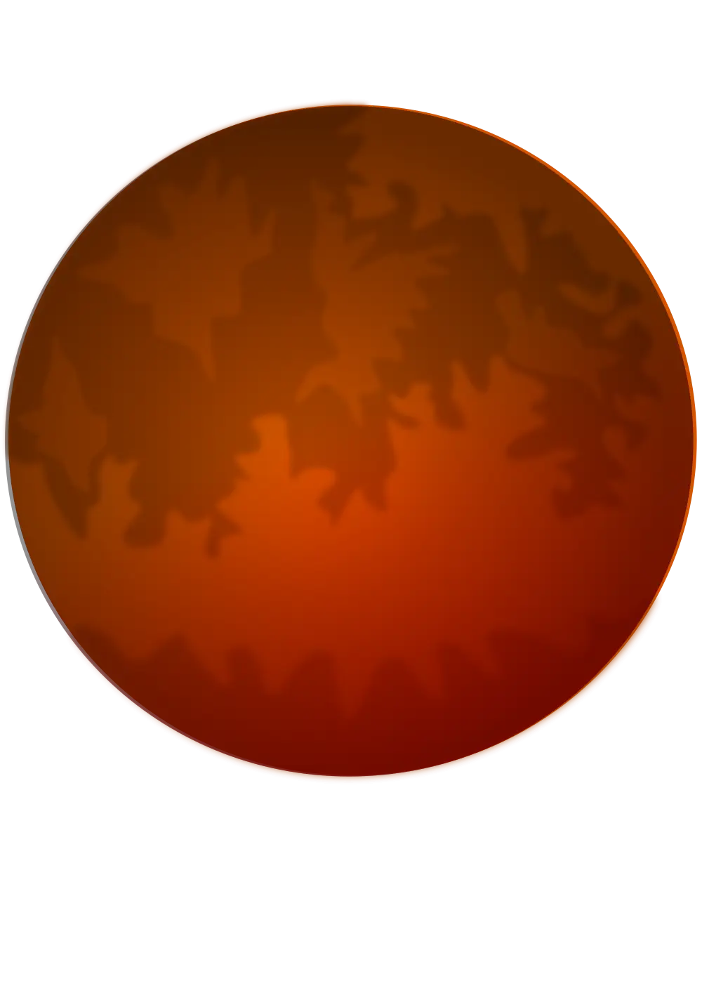 Red Planet Mars Illustration