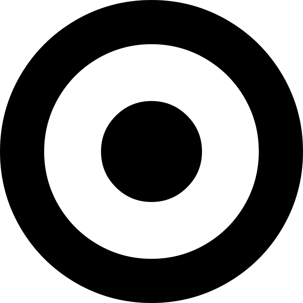 Black Target Circular Illustration