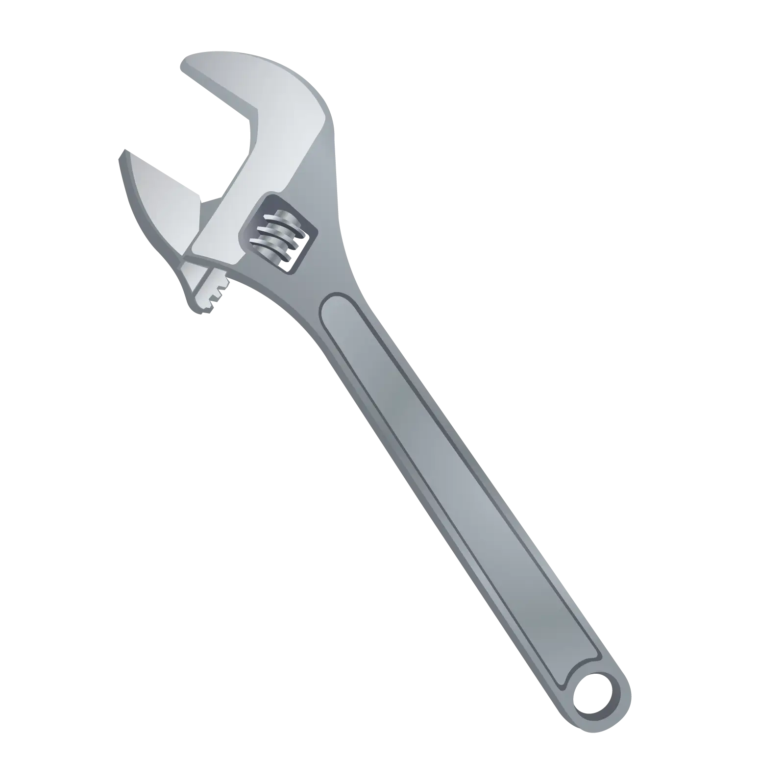 Adjustable Wrench Illustration