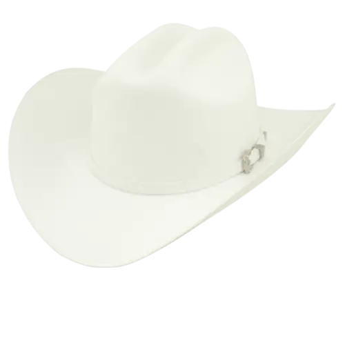 White Cowboy Hat in Western Style
