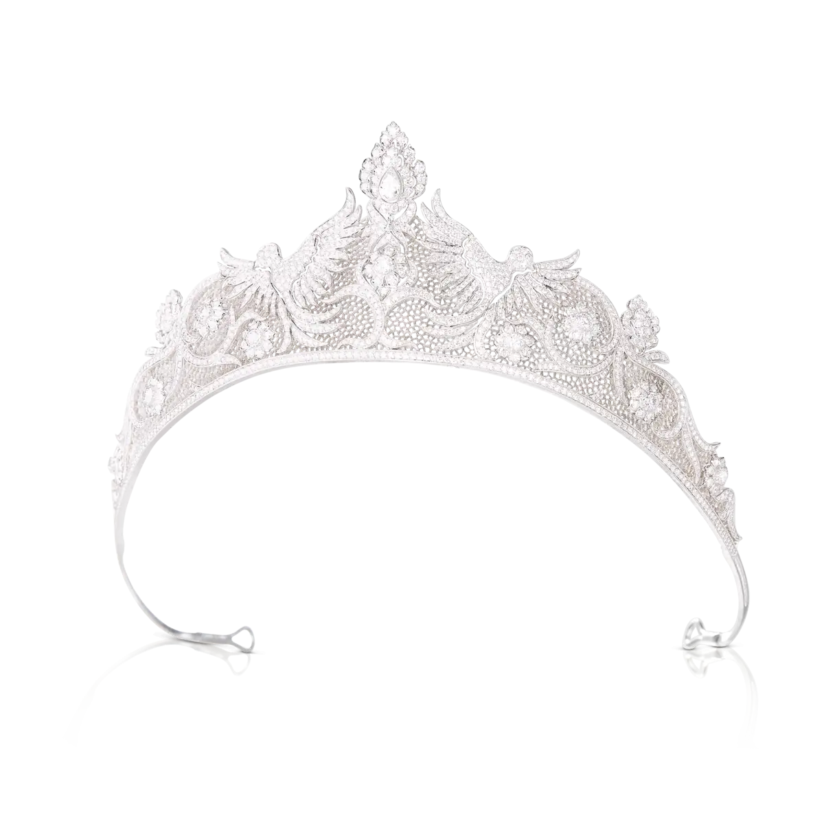 Elegant Silver Tiara