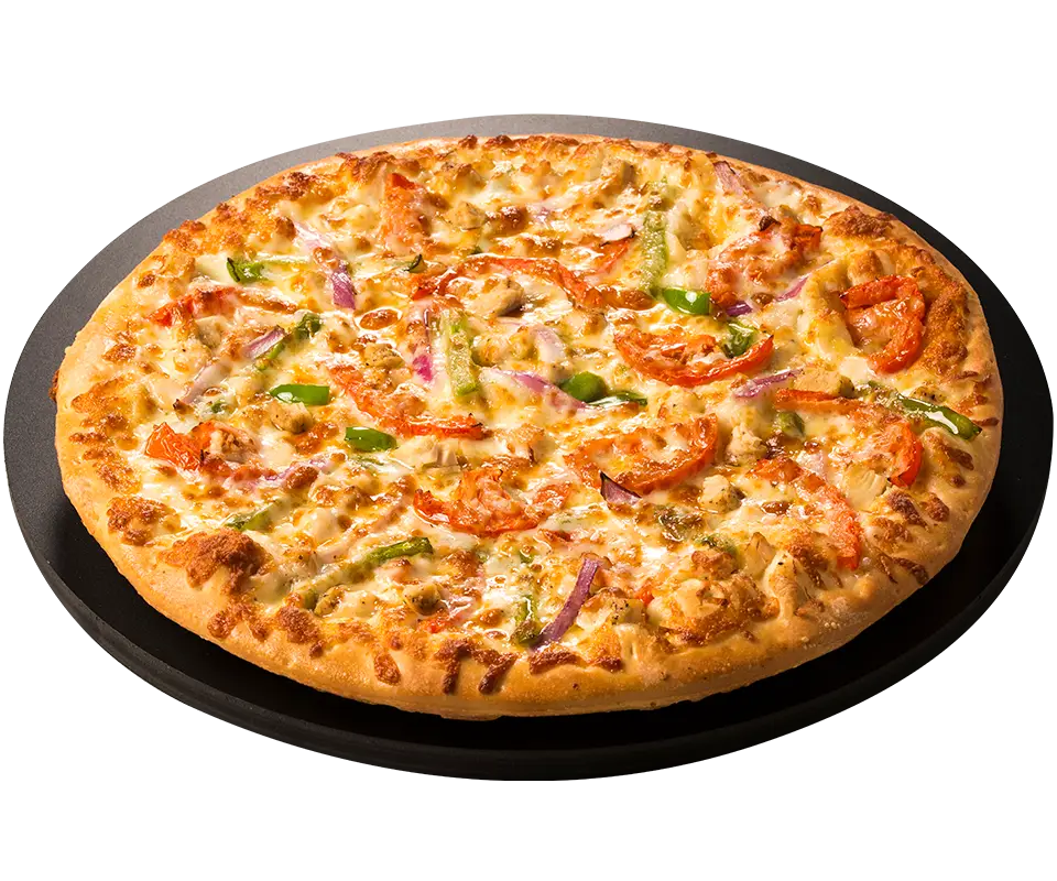 Delicious Pizza with Colorful Toppings