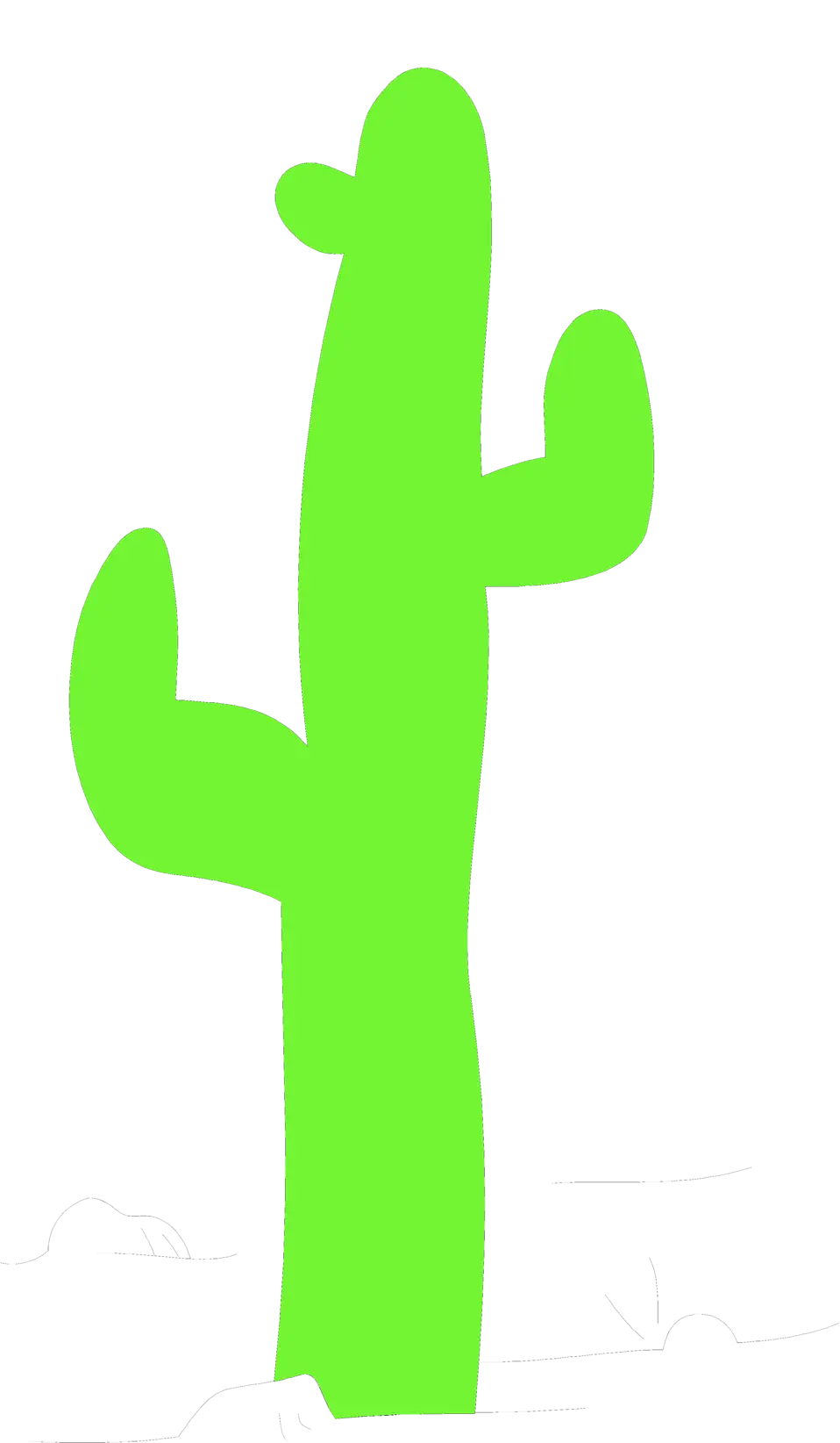 Green Cactus Illustration