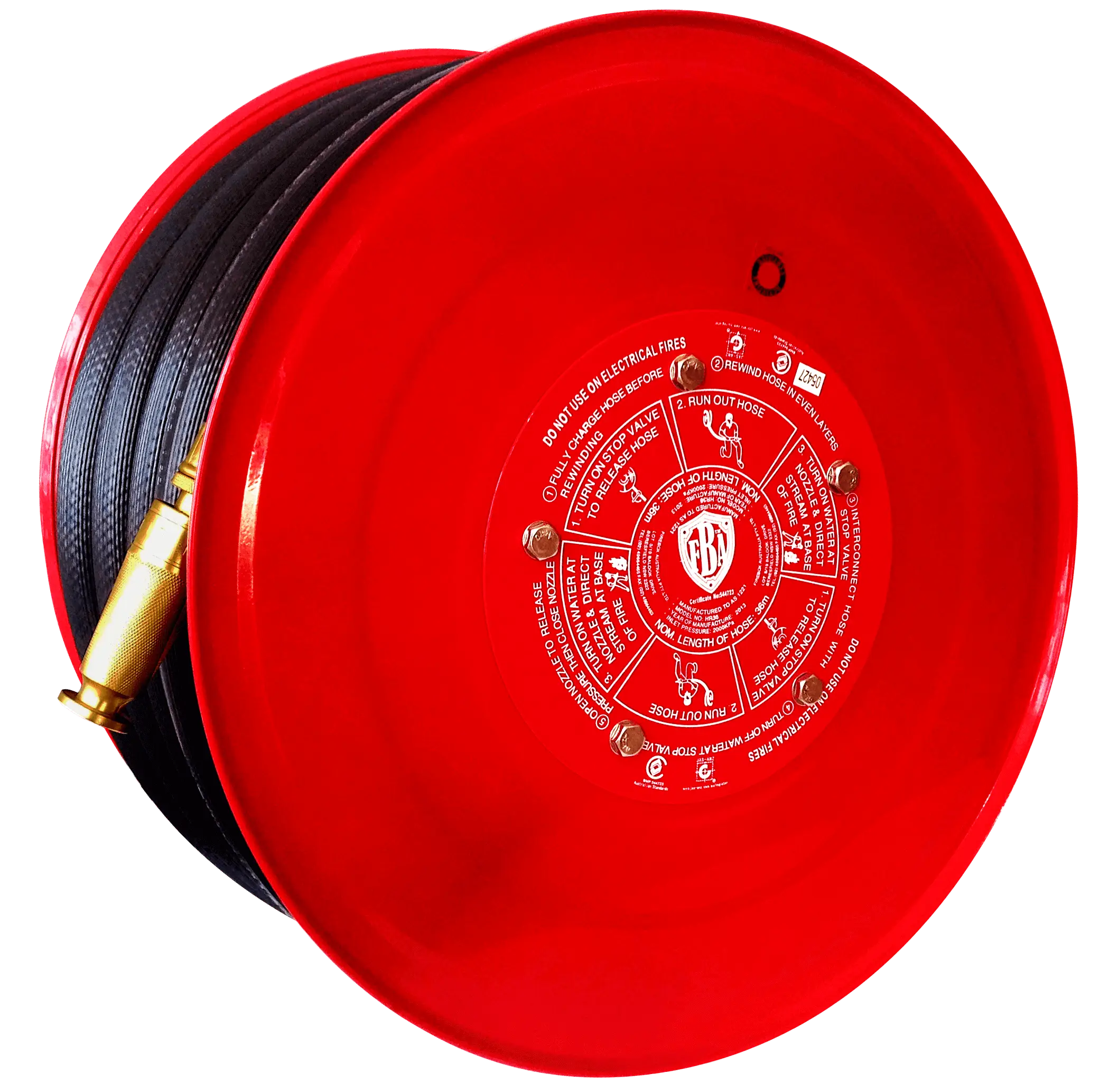 Red Fire Hose Reel