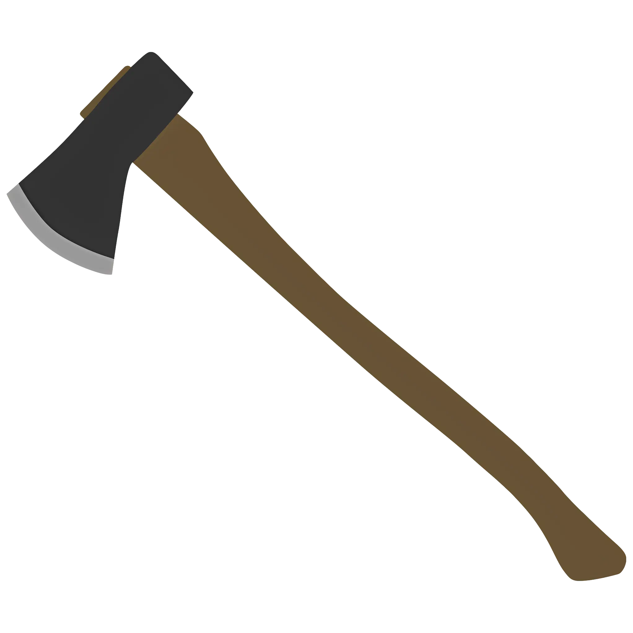 Axe with Wooden Handle