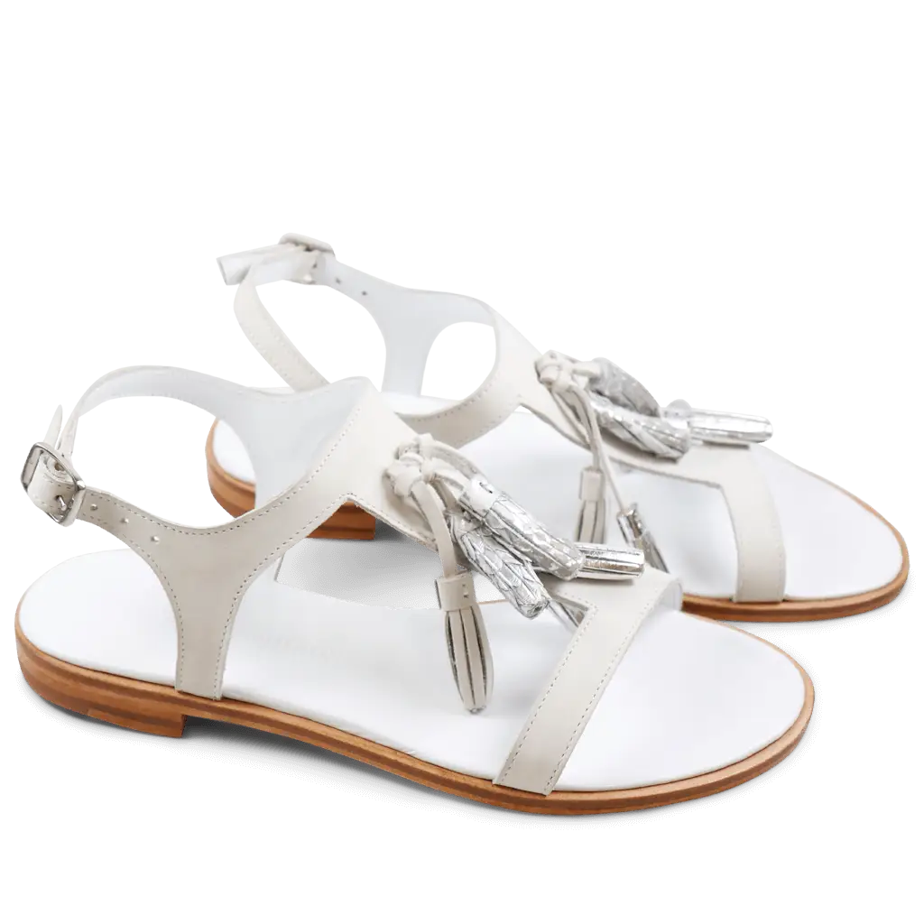 Stylish White Sandals for Summer