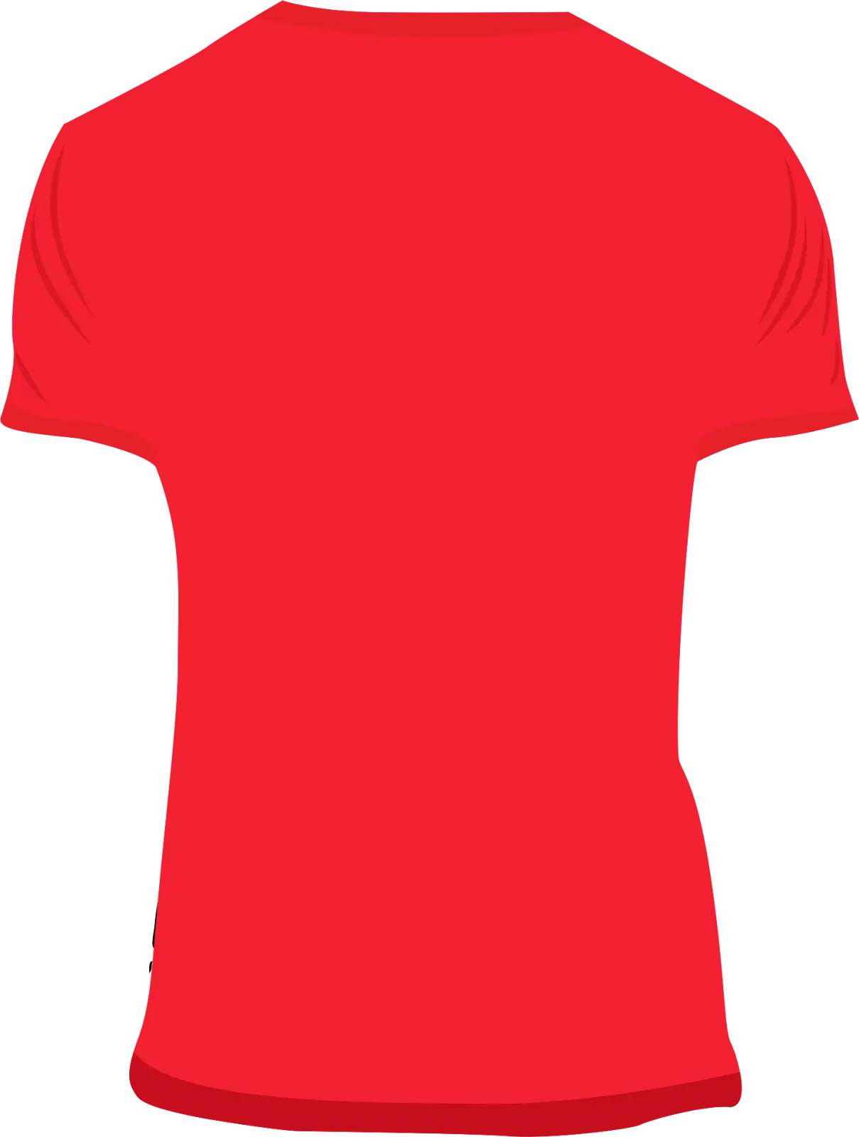 Plain Red T-Shirt Design