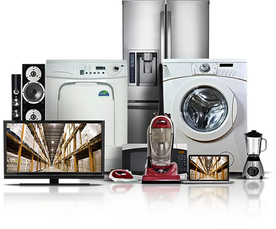 Group of Modern Home Appliances