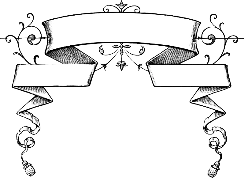 Ornate Ribbon Banner