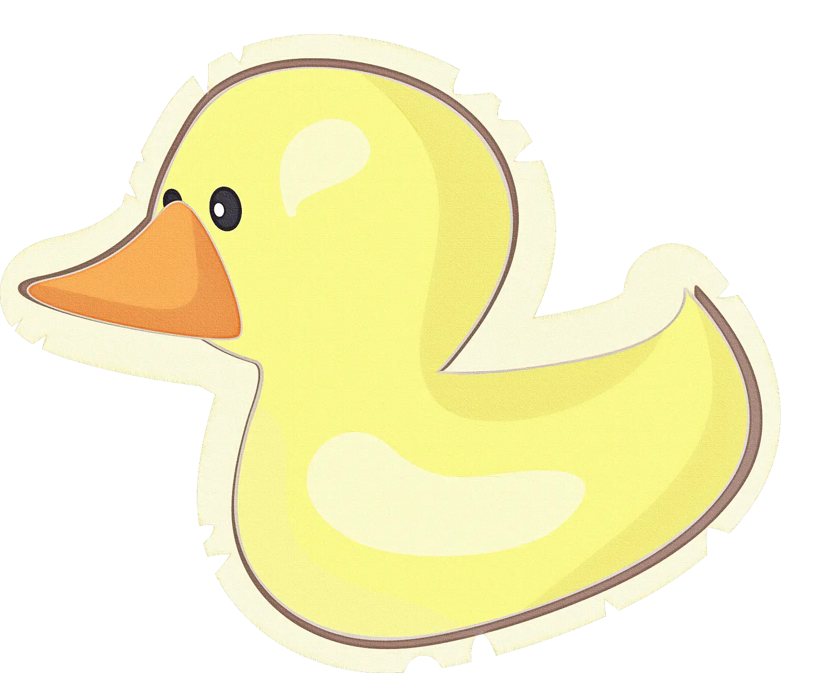 Yellow Rubber Duck Toy Illustration