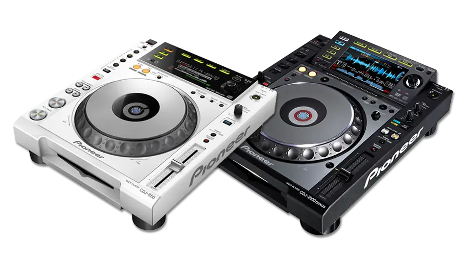 DJ Turntable Equipment Setup