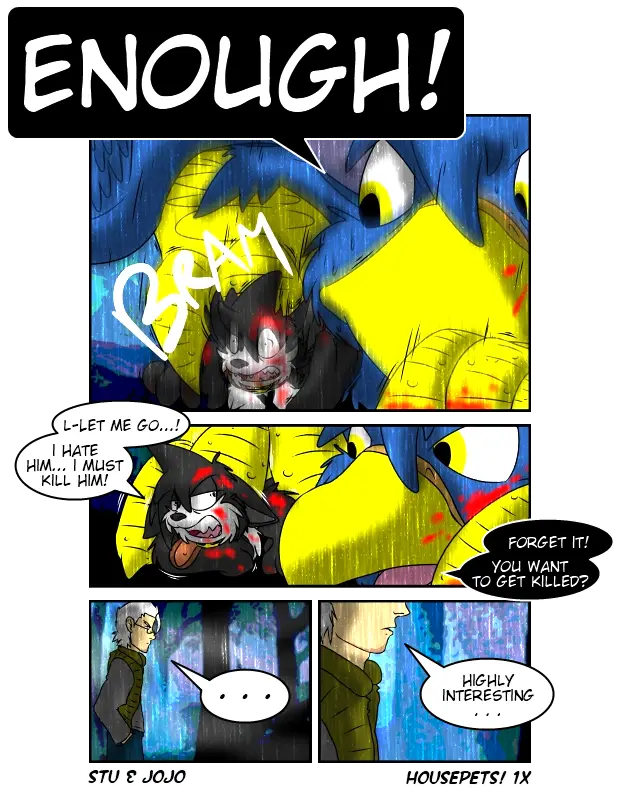 Action-Packed Comic Strip