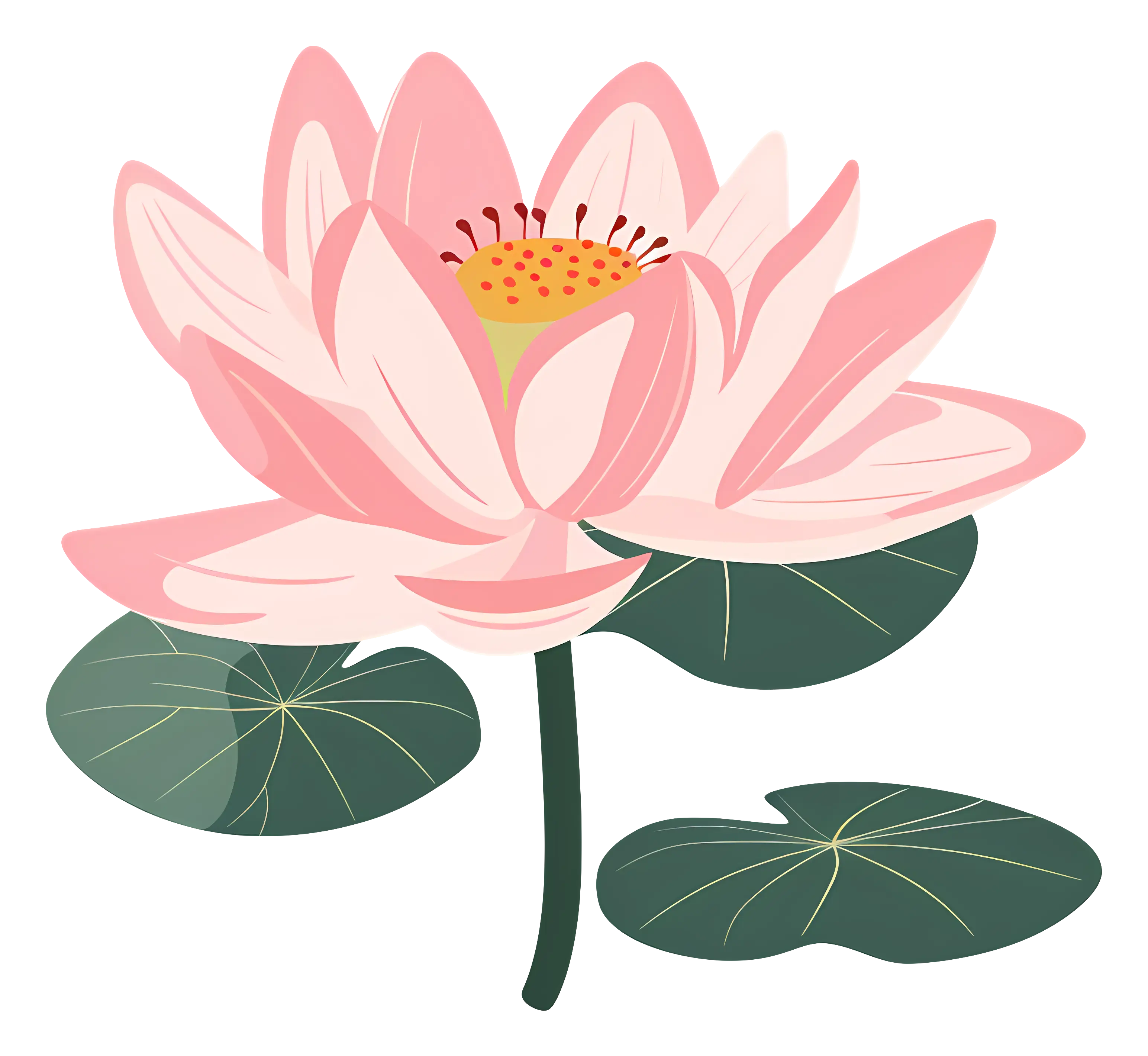 Beautiful Pink Lotus Blossom