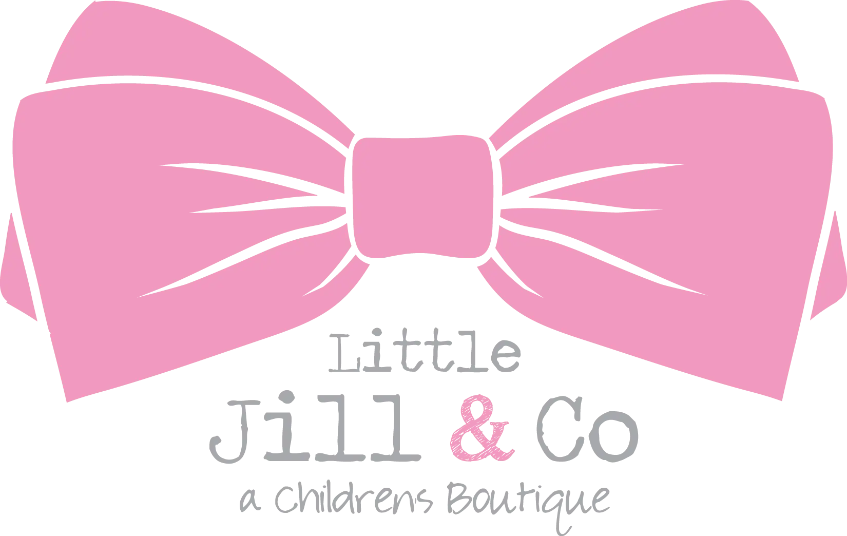 Pink Bow Illustration for Children&#039;s Boutique