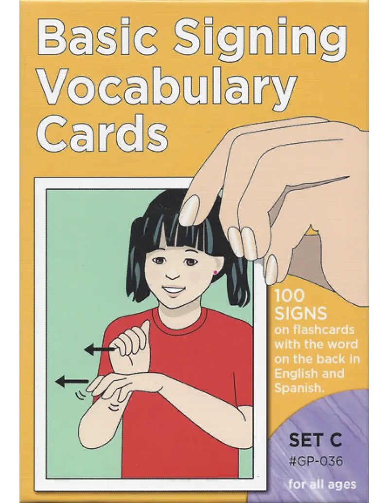Basic Signing Vocabulary Cards for Learning