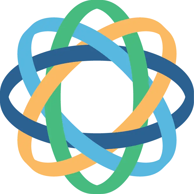 Colorful Interwoven Logo Design